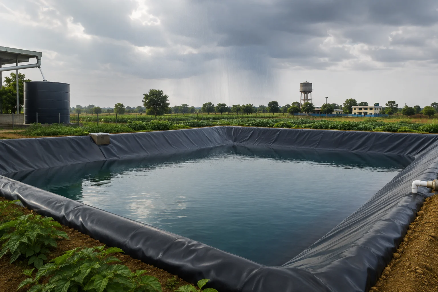 EPDM Liners Improve Rainwater Harvesting